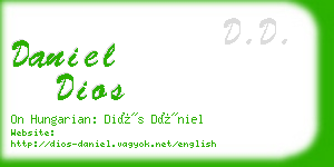 daniel dios business card